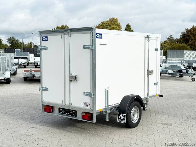 Box trailer Blyss FR1326 /150HL BASE LINE SANDWICH | SEITENTÜR 262X150X150CM 1300KG KOFFERANHÄNGER