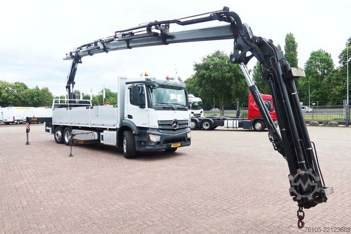 Crane Mercedes-Benz Antos 2830 Kraanwagen open Laadbak Fassi F295 +...