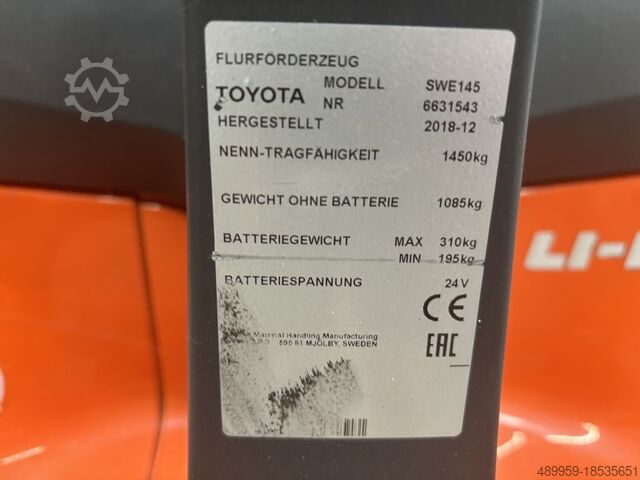 Hochhubwagen Toyota Hochhubwagen SWE 145