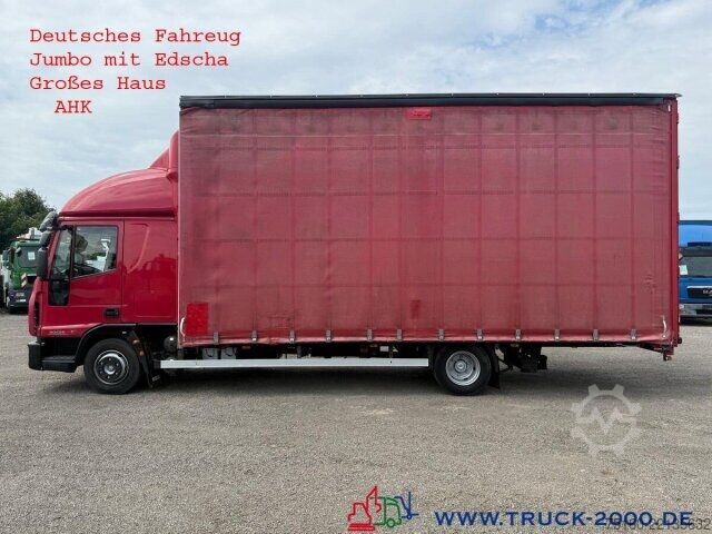LKW mit Pritsche & Plane Iveco 80E22 Jumbo mit Edscha + Großes Haus + AHK