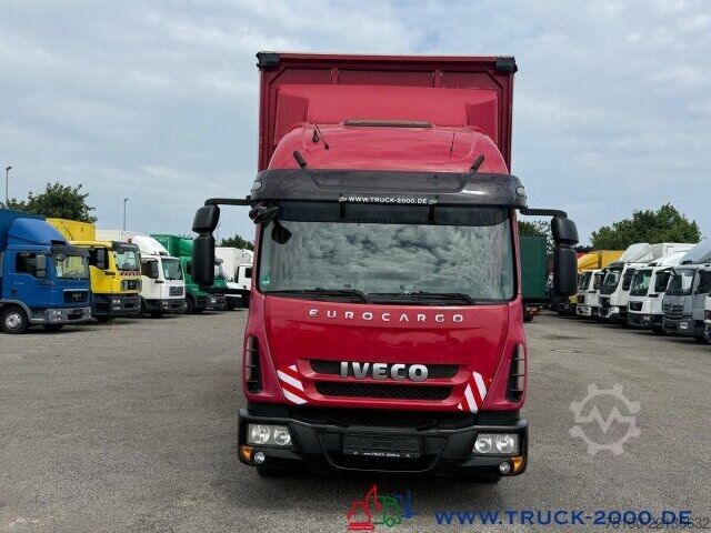 LKW mit Pritsche & Plane Iveco 80E22 Jumbo mit Edscha + Großes Haus + AHK