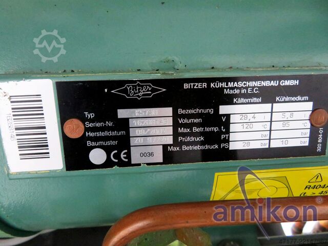 Refrigeration unit Bitzer Kälteaggregat S6F-30.2Y-40P mit RO-Anlage & Schalldämmkapsel