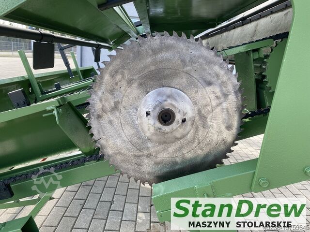 Three-blade panel saw for pallets