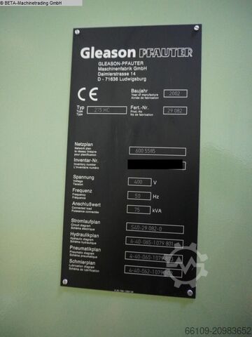 Abwälzfräs- und Stoßmaschine -kombiniert GLEASON PHOENIX 275HC