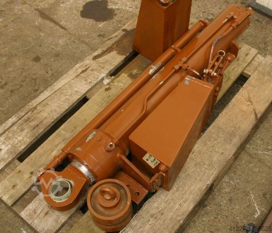 Stützzylinder mit Handpumpe mit Stützrollen 130/100/700