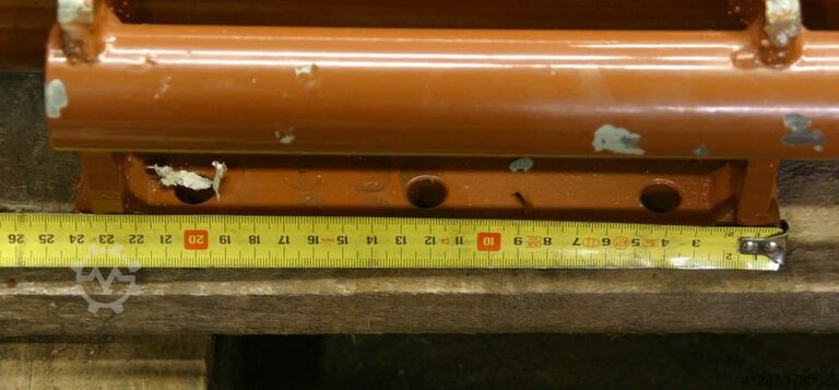 Stützzylinder mit Handpumpe mit Stützrollen 130/100/700