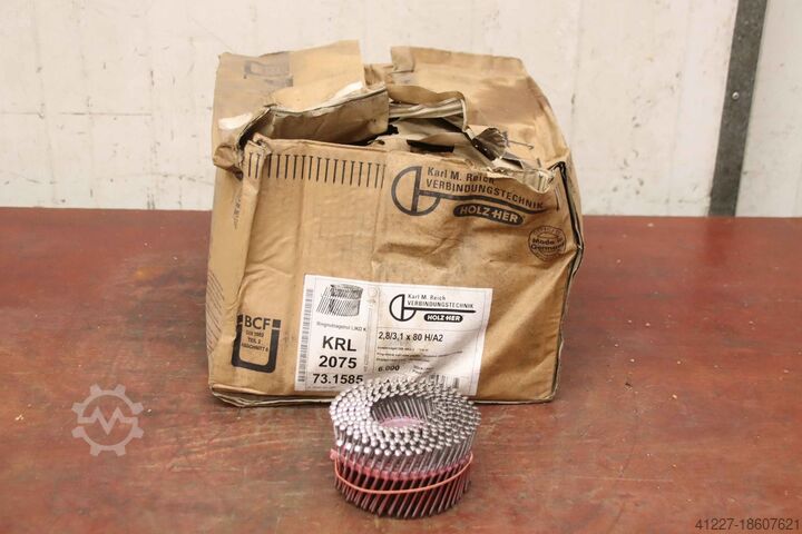 StreifennÀgel Nagelrollen 1 Karton Holz-Her KRL 2075 2.8/3,1 x 80 H/A2