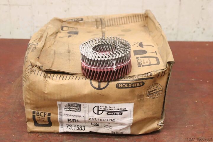 Streifennägel Nagelrollen 1 Karton Holz-Her KRL 2075 2.8/3,1 x 65 H/A2