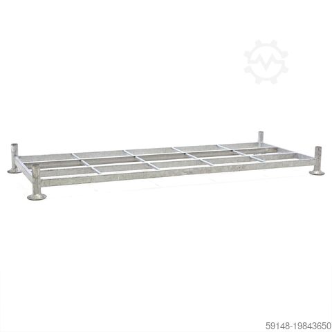 Used Mobile storage rack suitable for stanchions 60.3, L: 3200, W: 1280, H: 300 (mm). , L: Kruizinga 87305-V-GB