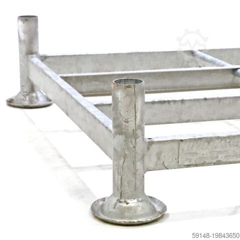 Used Mobile storage rack suitable for stanchions 60.3, L: 3200, W: 1280, H: 300 (mm). , L: Kruizinga 87305-V-GB