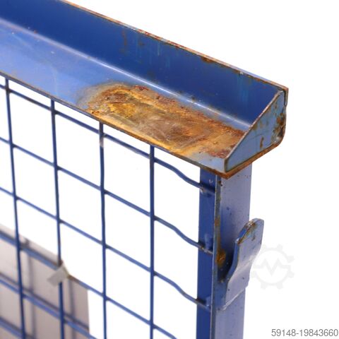 Used Mesh container fixed construction 1 flap at 1 long side, L: 1240, W: 830, H: 970 Kruizinga 98-3864GB