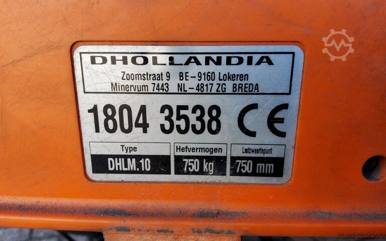 Panel van CITYBOX LAADBAK - D'HOLLANDIA LAADKLEP 750 KG. + ZIJDEUR
