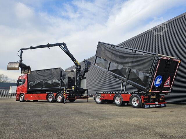 Hakenarmsystem Scania R530 6x2 PALFINGER HAAK + EPSILON KRAAN + FLOOR...