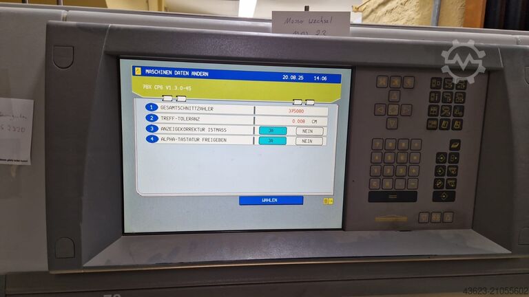 Papierschneidemaschine Polar Mohr 78 X