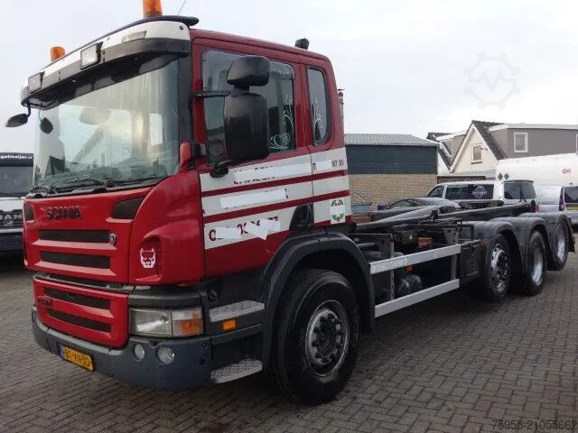 Hakenarmsystem Scania P420 RETARDER 8X2,AIRCO