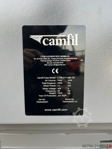 Schweißrauchabsaugung Camfil LC06 - 211  NIEUW - UNUSED