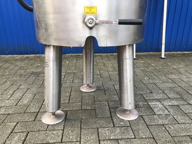 Pressure vessel with double jacket vessel 10459