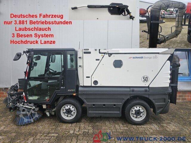 Road sweeper Schmidt Swingo 200+ 3Besensystem HDReiniger Laubschlauch
