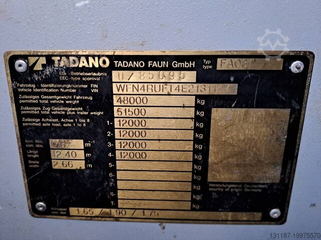 All terrain crane Tadano ATF70G-4