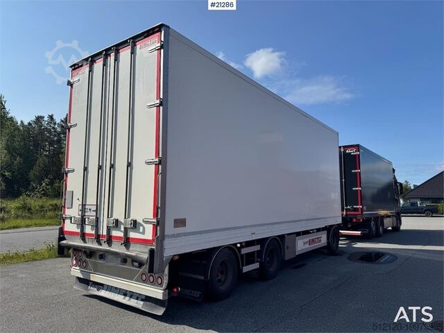 Box body Limetec Box trailer. Full side opening.