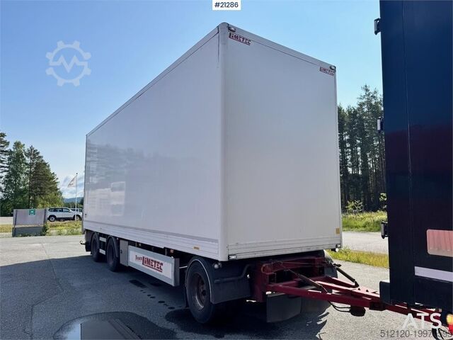 Box body Limetec Box trailer. Full side opening.