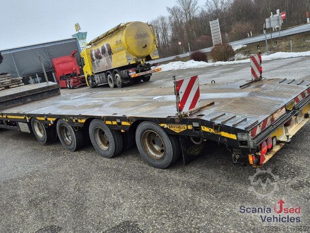 Tieflader-Sattelauflieger Broshuis 4 AOU-16-40 4 Achs Tieflader ausziehbar !!