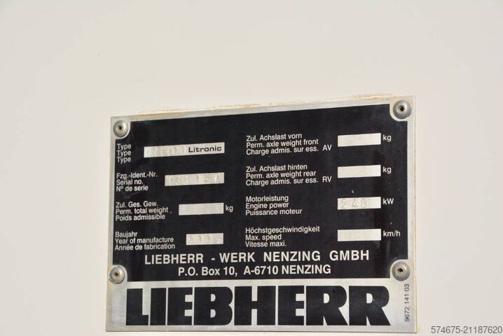 Mobilkran Liebherr LR 1100