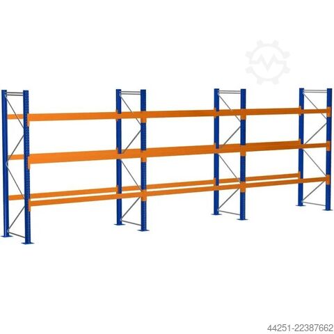 8.54 m pallet racking 4 m high 4 levels Schulte Lagertechnik S610-M18