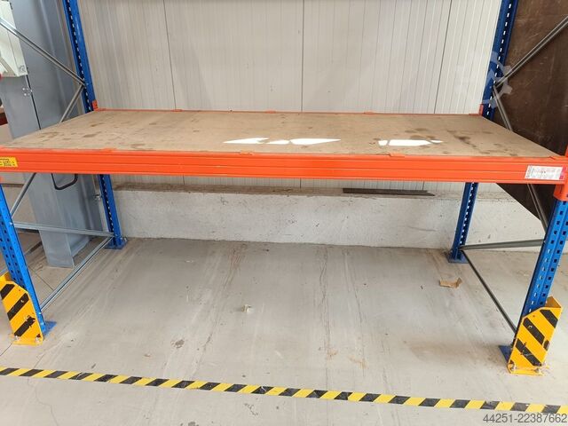 8.54 m pallet racking 4 m high 4 levels Schulte Lagertechnik S610-M18