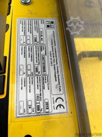 Order picker Hyster K1.0L 1000kg Orderpicker / heftruck / stapelaar