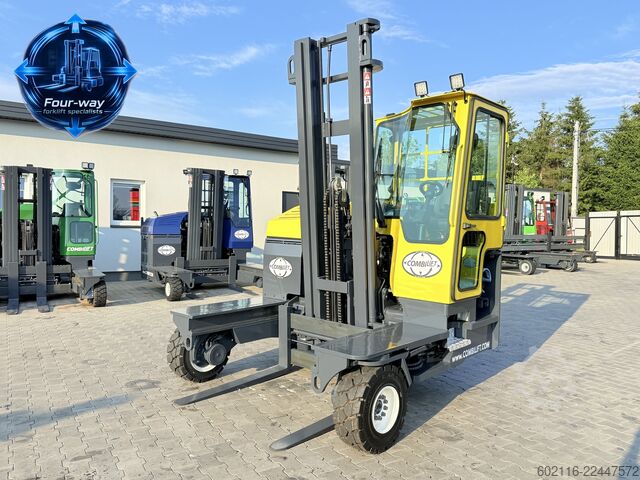 4-way forklift Combilift C3000XL GAS DUPLEX 4550 FORK POSITIONER