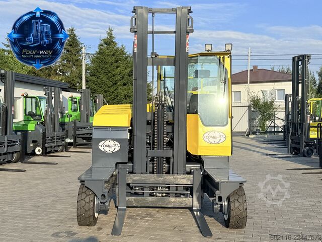 4-way forklift Combilift C3000XL GAS DUPLEX 4550 FORK POSITIONER
