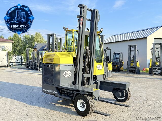 4-way forklift Combilift C3000XL GAS DUPLEX 4550 FORK POSITIONER