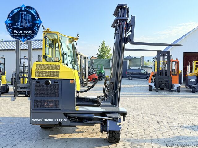 4-way forklift Combilift C3000XL GAS DUPLEX 4550 FORK POSITIONER