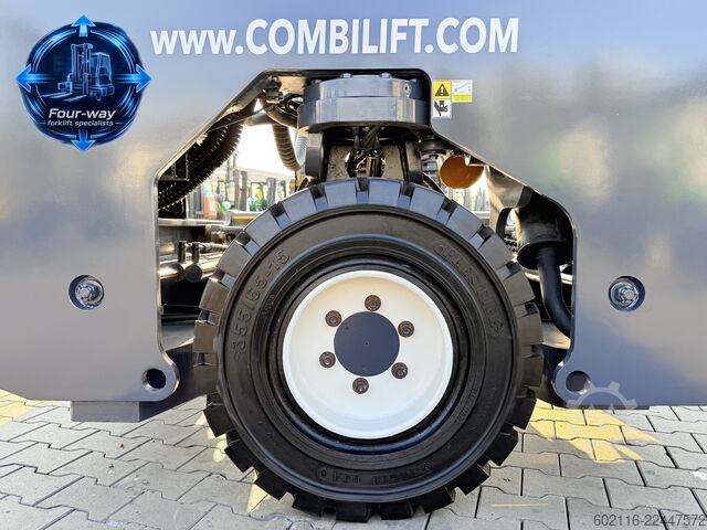 4-way forklift Combilift C3000XL GAS DUPLEX 4550 FORK POSITIONER