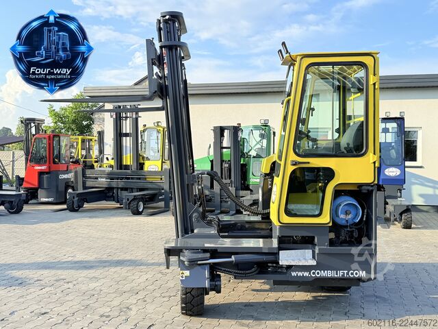 4-way forklift Combilift C3000XL GAS DUPLEX 4550 FORK POSITIONER