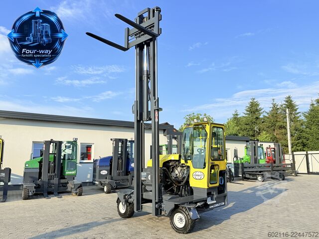 4-way forklift Combilift C3000XL GAS DUPLEX 4550 FORK POSITIONER