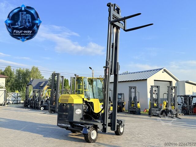 4-way forklift Combilift C3000XL GAS DUPLEX 4550 FORK POSITIONER