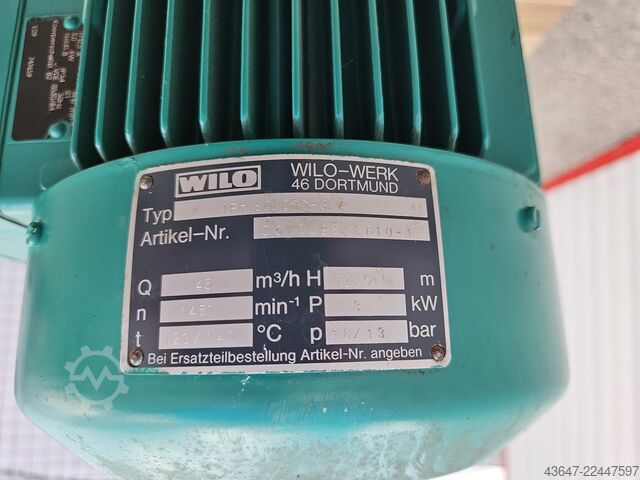 Pump, Industrial Circulation Pump Wilo IPH 80/200-3/4