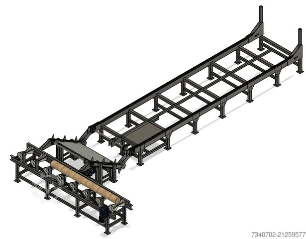 Log feeder, conveyor TECHNOW PRK-5000