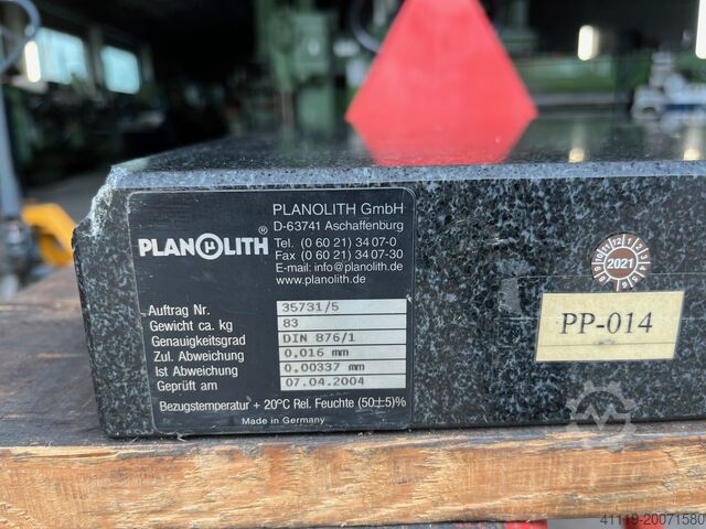 Messplatte Planolith 625 x 625