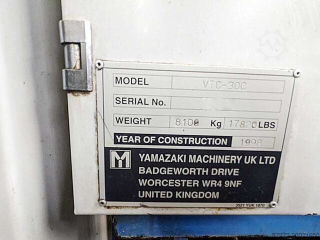 CNC Machining Center Mazak VTC-30C