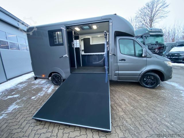 Livestock transporter MERCEDES-BENZ STX Sprinter  GG 4,100KG  Haras Hengste