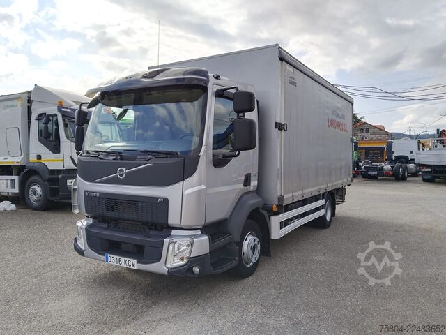 Flatbed truck with tarp Volvo FL 240