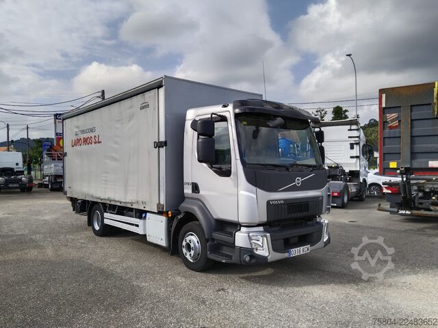 Flatbed truck with tarp Volvo FL 240