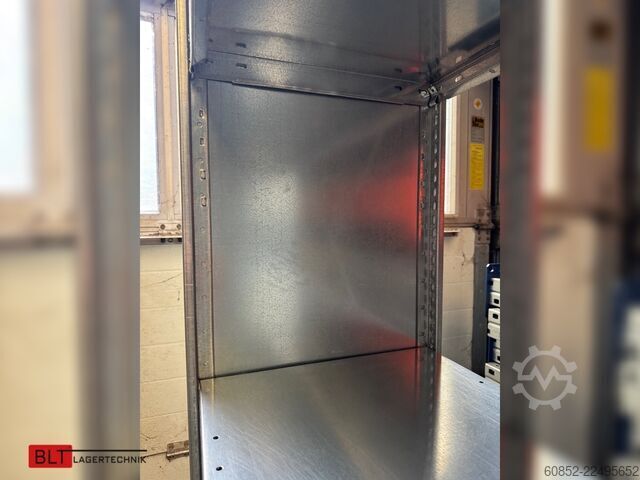 Modular shelf 100,06 lfm. Fachbodenregale META Clip, H: 250 cm , T: 40 cm , 100 kg pro Ebene