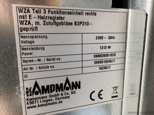 Heating & blower KAMPMANN WZA (SW Version 1.1)