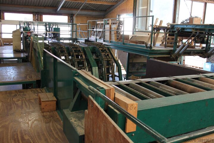 Komplettes Sägewerk (stationär) Verpackungsholzsägewerk Esterer Sägegatter H30