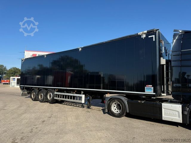 Walking floor semitrailer KNAPEN K502 Seitentüren Schubboden