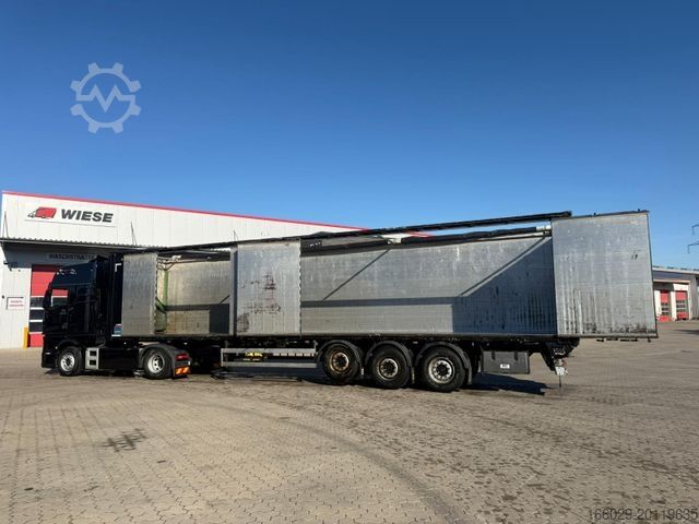 Walking floor semitrailer KNAPEN K502 Seitentüren Schubboden